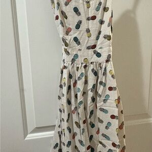Cooperative rainbow pineapple print dress